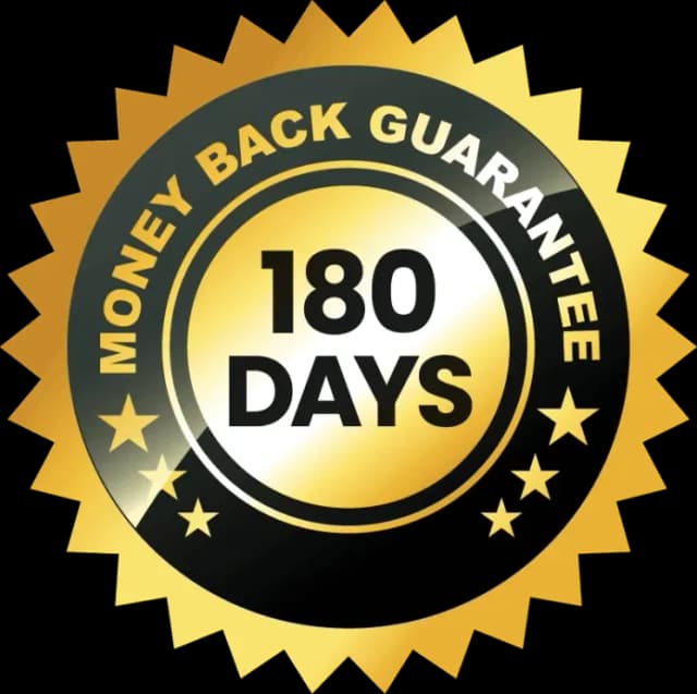 ProstaVive 180 Day Money Back Guarantee Badge